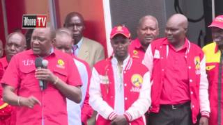 President Kenyatta gutongoria kambeini ya Jubilee Bomet