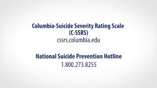 The Columbia-Suicide Severity Rating Scale (National)