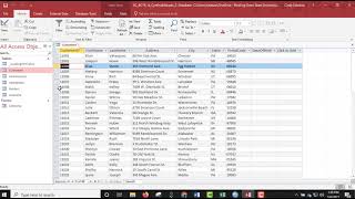Access 2019 Cengage/SAM Module 1 Project 1A
