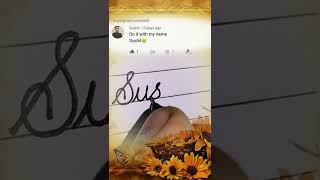 Sushil Name Writing (Requested VIDEO) #shorts #cursivewriting #scribblesign #scribblesync #name