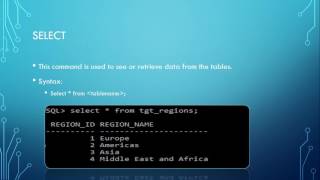 DML SELECT Command,SQL Basics Tutorial - 10