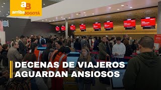 Caos en el aeropuerto El Dorado por retrasos y cancelaciones de vuelos | CityTv