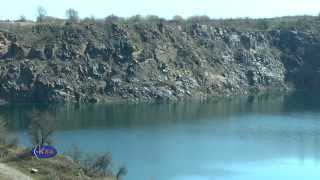 Granite quarry underwater - Александровский гранитный карьер