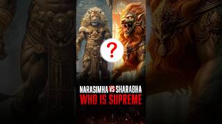 Narasimha vs Sharabha Who is Supreme? #watchwithshivam #shorts