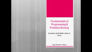 Scanner and Math class in Java