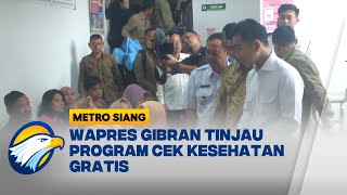 Pulang Retret Gibran Langsung Program Cek Kesehatan Gratis di Magelang - [Metro Siang]