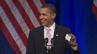 President Barack Obama at MIT, Oct. 2009