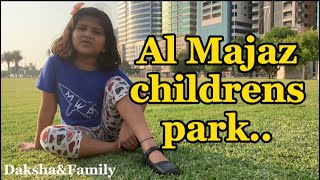 Awesome Al Majaz children’s park with Daksha |ഈ വൈകുന്നേരം കുട്ടികൾക്കൊപ്പം🥰#almajaz #childhood