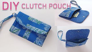 DIY clutch bag/Double pocket pouch/더블 포켓 크러치백만들기/쉬운바느질 [제이에스데일리]