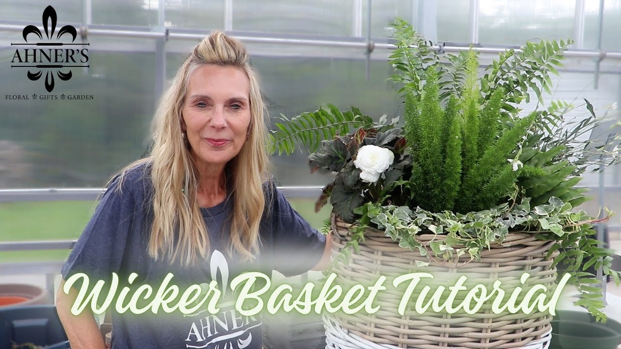 Wicker Basket Tutorial Ahner S Florist Youtube