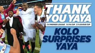 KOLO SURPRISES YAYA! | Yaya Toure Goodbye