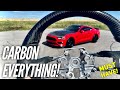 GAVE MY SUPERCHARGED MUSTANG GT a CARBON FIBER MAKEOVER and IT'S INSANE!!!