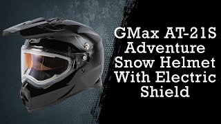 GMax AT-21S Adventure Snow Helmet With Electric Shield