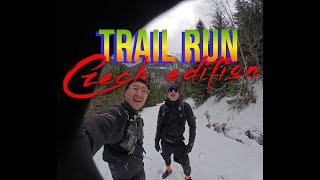 Běh 30km v Krkonoších až na Sněžku / Winter Trail Running in the Czech Republic