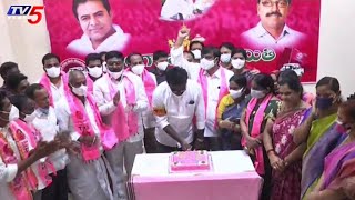 Minister Puvvada Ajay Kumar in KTR Birthday Celebrations | Khammam  | TV5 News Digital