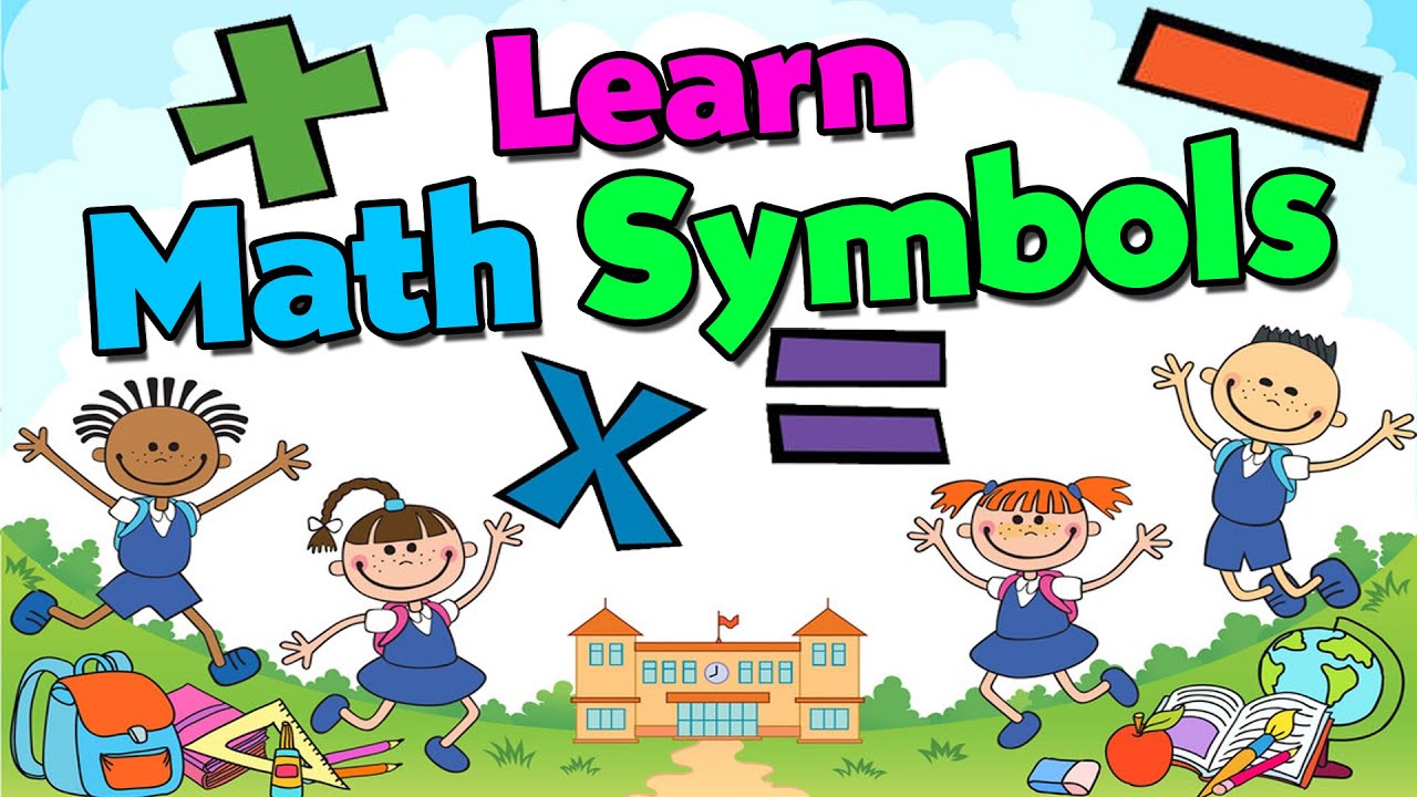 Learn Math Symbols Learning Math Math Math Symbols Posters Math