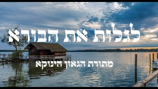 לגלות את הבורא מהמקום שלך -השיעור השבועי בתורת רבינו הגאון הינוקא שליט\