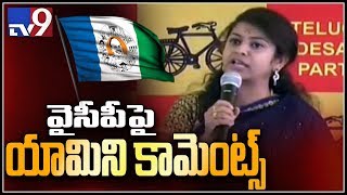 YCP is a big curse to AP - TDP Yamini - TV9