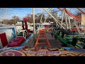 munich looping front seat on ride 4k pov @30fps hyde park winter wonderland olympia looping