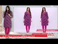 homeshop18.com set of 2 women s kurtis u0026 2 leggings by jaipur kurti