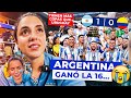 ARGENTINA vs COLOMBIA | REACCIÓN a ARGENTINA CAMPEÓN de una HINCHA URUGUAYA en el ESTADIO