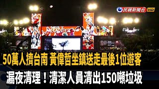 國慶焰火疏散50萬人 黃偉哲坐鎮停車場－民視新聞