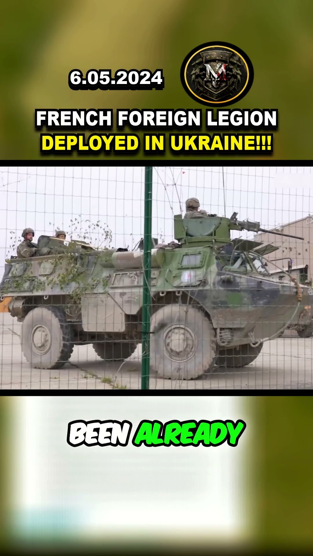 MASSIVE ESCALATION: French Foreign Legion deployed in Ukraine!!! #france #ukrainewar #russia