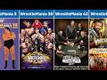 WWE WrestleMania Posters Through The Years (1985–2025) | All 41 Shows