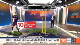 Tres días de terror para viajar a Chile: Erick Pulgar llega a Santiago para jugar contra Perú