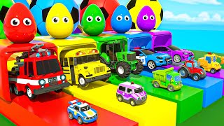 Color Balls & Sing a Song! | Wheels On the Bus, Ten in the Bed | Baby Nursery Rhymes & Kids Songs