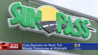 Get That Sunpass Ready, Tolls Are Coming Back