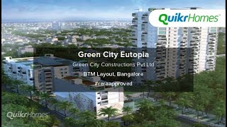 Green City Eutopia | BTM Layout | Bangalore | Apartment tour | Quikr Homes