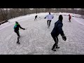 hokejové Šílenství na rybníku gopro hockey