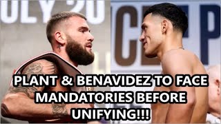ULTIMATE FIGHT CLUB DAILY NEWS: CALEB PLANT & DAVID BENAVIDEZ TO FACE MANDATORIES BEFORE UNIFYING!!!