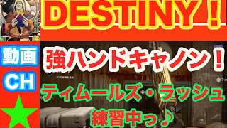 Destiny_ティムールズラッシュでまあまあの試合