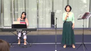 あざみの歌　松村美和子　（2015.5.16立川いったい音楽まつりライブ）