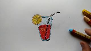 How To Draw Lemonade / Как Рисовать Лимонад - Рисовать Поэтапно ( Видео Для Детей )
