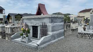 「お花の絶えない永代供養塔」静岡県島田市 道圓寺 墓地分譲中 石音石材店 国産墓石専門店