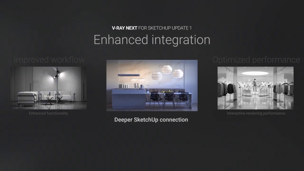 Sketchup Next Rendering V-ray Vs Enscape - YouTube