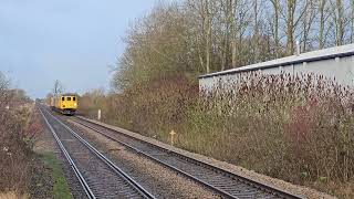 37612 on a IM train passing Sherburn-in-Elmet on 10/1/24.