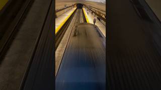 Montreal metro train speed overview shoot #newvideo #traintravel #trendingshorts