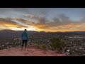 sunrise from sugarloaf summit lever de soleil depuis sugarloaf sedona @blandinesoleil68