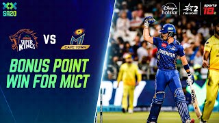 Match Highlights | JoBurg Super Kings vs MI Cape Town | SA20 | JioStar