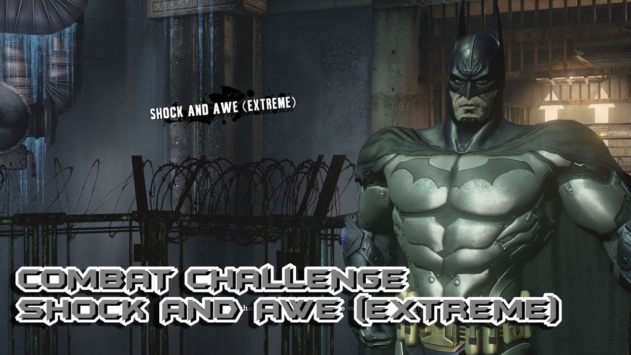 BATMAN RETURN TO ARKHAM ASYLUM COMBAT CHALLENGE SHOCK AND AWE (EXTREME ...