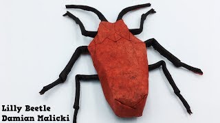 Origami Lilly Beetle Tutorial (Damian Malicki)