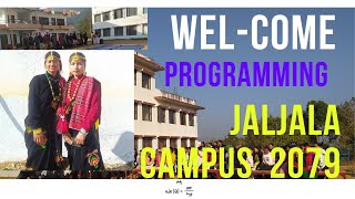 wel- come program jaljala campus liwang ,rolpa