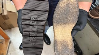 Shoe Restoration | Vibram | Tod’s Moccasin