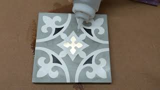 How to Clean Tarnished Brass Accents on Cement Tiles