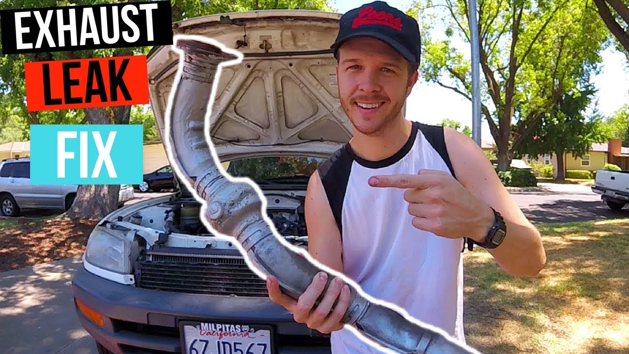How To Fix Exhaust Leak In Your Car Jonny Diy Youtube
