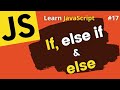 JavaScript Conditional Statements  If, else if & else | Learn JavaScript